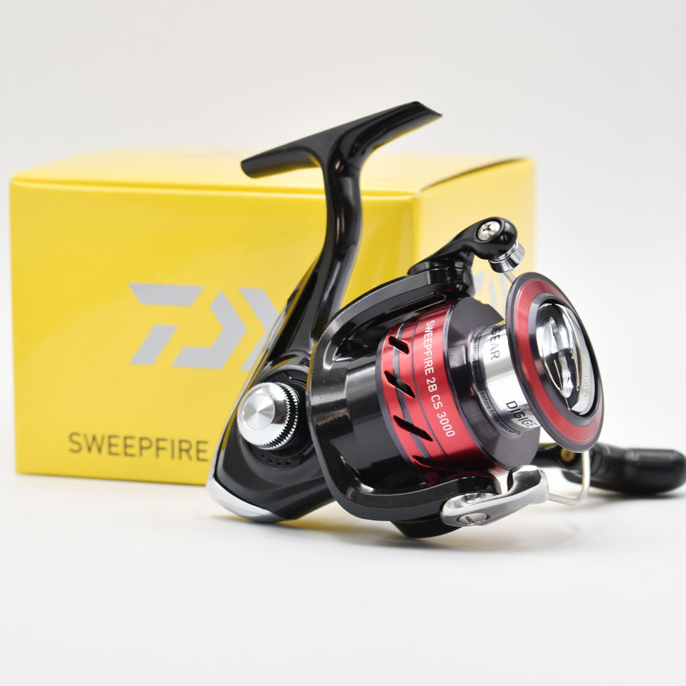 DAIWA SWEEPFIRE CS Fishing Reel - ALL MODELS 1500-5000 - Metal Spool - –  The Angling Outfitters