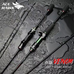ACE HAWK AG Venom 1.68m/2.1m Spinning & Baitcasting Fishing Rods